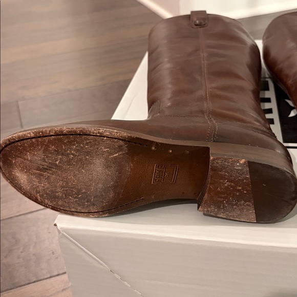 Frye Melissa Button Boots Sz 7.5 Extended Calf - Picture 10 of 13